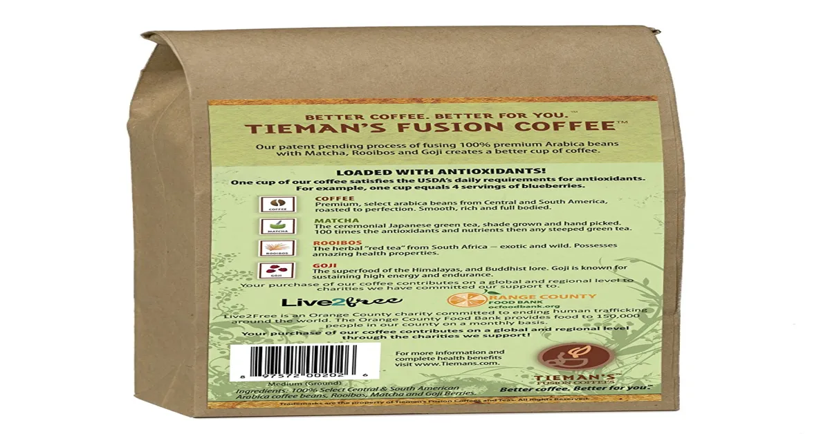 Discover Tieman’s Fusion Coffee: Low Acid Medium Roast for a Smooth Sip